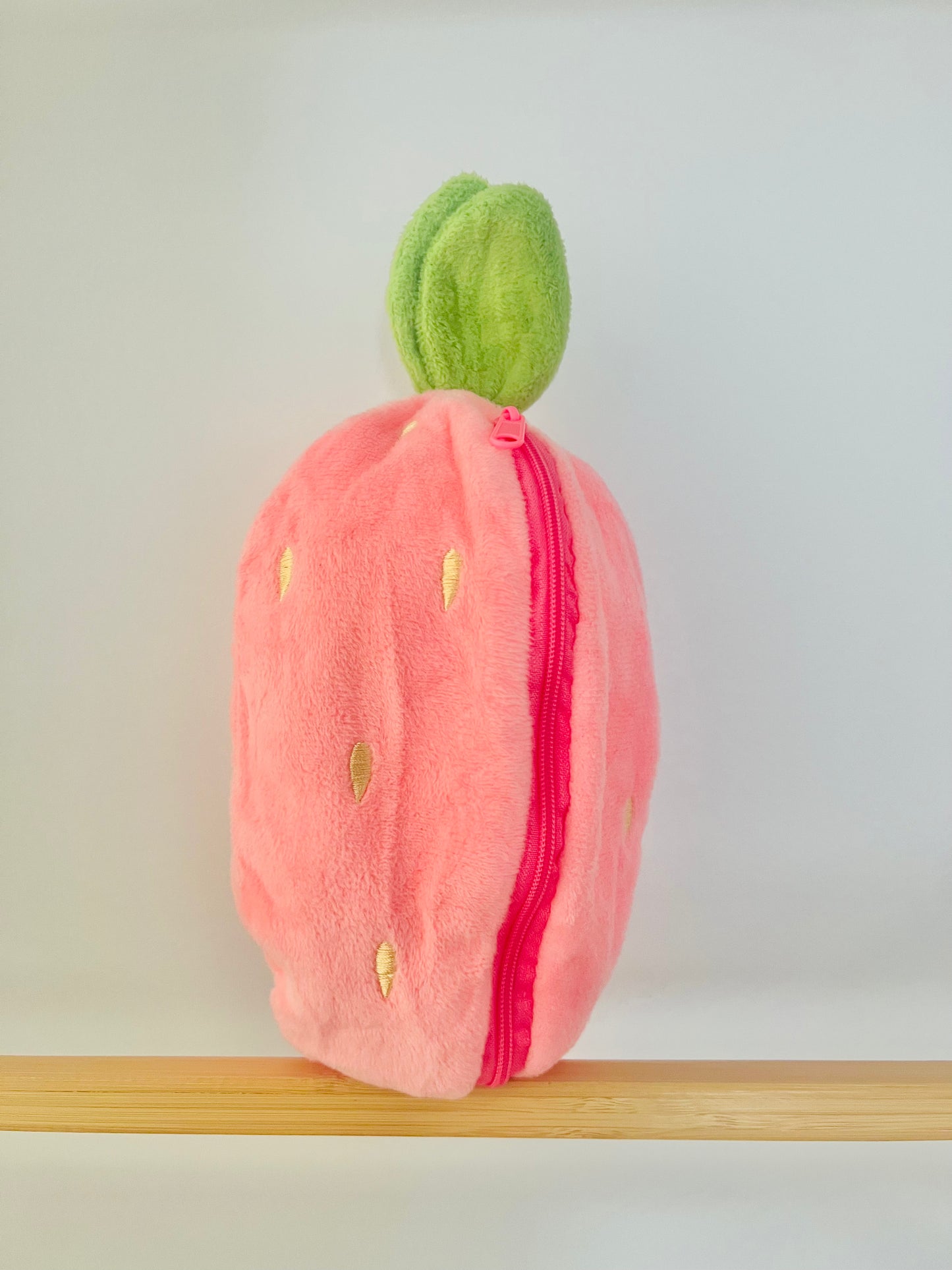 Personalised Strawberry Plush Bunny Pouch